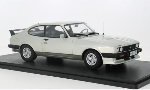 Coche miniatura Ford Capri 1/18 Cult Scale Models 2.8 Turbo silber 1981 1:18 Ford Capri 1/18 Cult Scale Models 2.8 Turbo silber 1981 1:18 coche miniatura