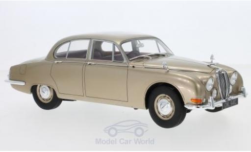 Coche miniatura Jaguar S-Type 1/18 Cult Scale Models metalico beige RHD 1965 Jaguar S-Type 1/18 Cult Scale Models metalico beige RHD 1965 coche miniatura