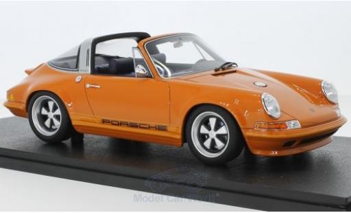 Porsche 911 1/18 Cult Scale Models Targa metalico naranja Singer coche miniatura