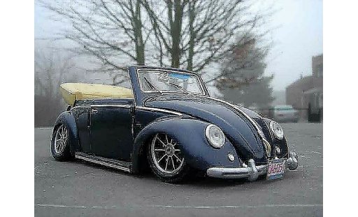 Volkswagen Kafer Base 1/18 Solido Coccinelle Cabriolet 51 resto-cal coche miniatura