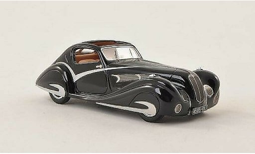 Delahaye 135 Coupe 1/43 Nickel Competition Figoni & Falaschi negro 1936 coche miniatura