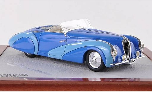 Delahaye 135 Cabriolet 1/43 Chromes MS Descapotable Faget Varnet azul/azul 1949 coche miniatura