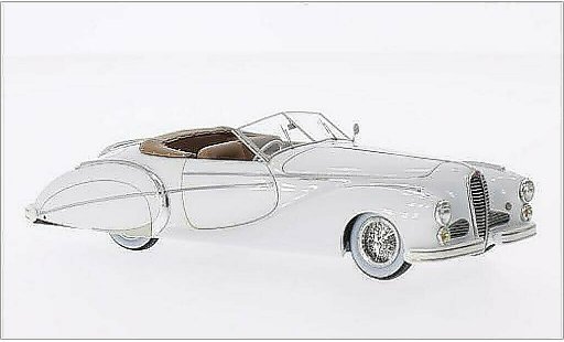 Delahaye 135 Roadster 1/43 Chromes MS Saoutchik blanco RHD 1949 coche miniatura