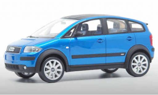 Coche miniatura Audi A2 1/18 DNA Collectibles metalico azul Audi A2 1/18 DNA Collectibles metalico azul coche miniatura