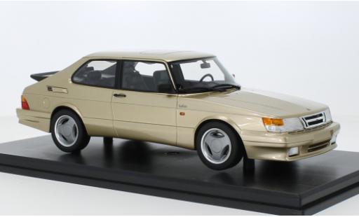 Coche miniatura Saab 900 1/18 DNA Collectibles Turbo T16 flux d'air metallise beige 1988 Saab 900 1/18 DNA Collectibles Turbo T16 flux d'air metallise beige 1988 coche miniatura