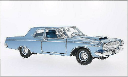 Dodge 330 Berline 1/18 Maisto metalico azul 1963 coche miniatura