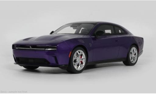 Coche miniatura Dodge Charger Daytona R/T purpura 2024 1/18 GT Spirit