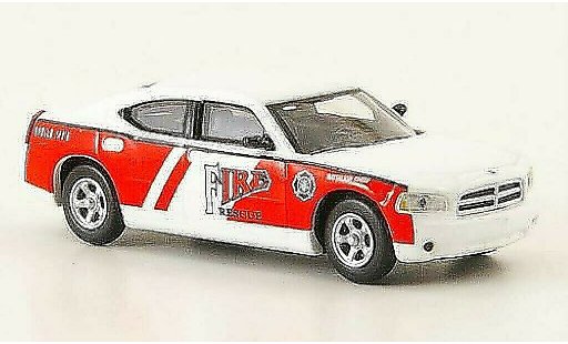 Dodge Charger Coupe 1/87 Ricko Fire Rescue Battalion Chief Bomberos coche miniatura