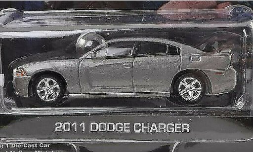 Dodge Charger Berline 1/64 Greenlight gris CSI: Las Vegas 2011 coche miniatura