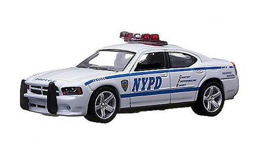 Dodge Charger police 1/64 Greenlight NYPD - New York Department Polic&iacute;a (USA) 2009 coche miniatura