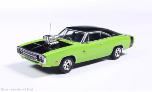 Dodge Charger 1/43 IXO R/T gr&uuml;n/schwarz 1970 1:43 coche miniatura