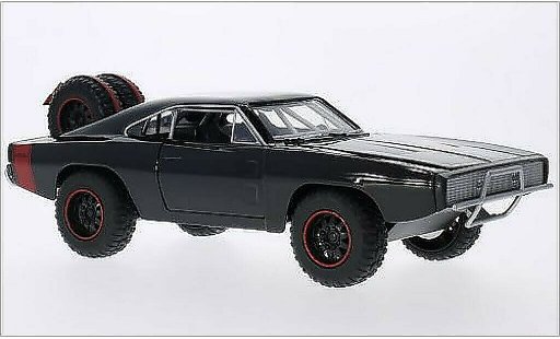 Dodge Charger R/T 1/24 Jada Toys Off Road negro 1970 coche miniatura