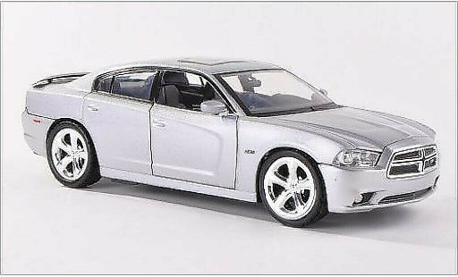 Dodge Charger R/T 1/24 Motormax gris 2011 coche miniatura