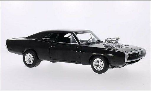 Dodge Charger Coupe 1/18 Hot Wheels negro The Fast and the Furious 1970 coche miniatura