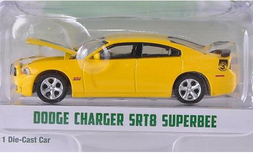 Dodge Charger SRT 1/64 Greenlight SRT8 SuperBee amarillo/negro 2012 coche miniatura