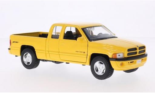 Coche miniatura Dodge RAM 1/24 Welly Ram Quad Cab 1 gelb 1:24 Dodge RAM 1/24 Welly Ram Quad Cab 1 gelb 1:24 coche miniatura