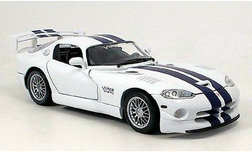 Dodge Viper Roadster 1/18 Maisto GT2 azul-blanco coche miniatura