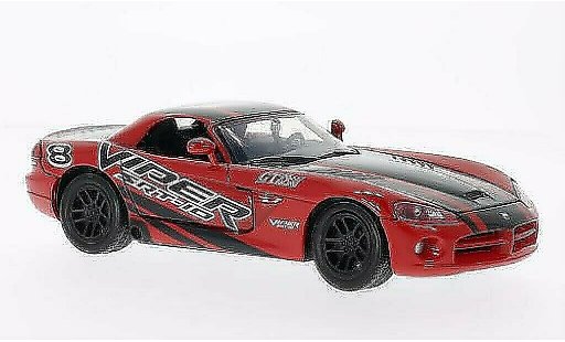 Dodge Viper SRT 10 1/24 Motormax - No.8 rojo/negro coche miniatura