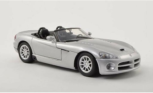 Dodge Viper SRT 10 1/18 Motormax - gris 2003 coche miniatura
