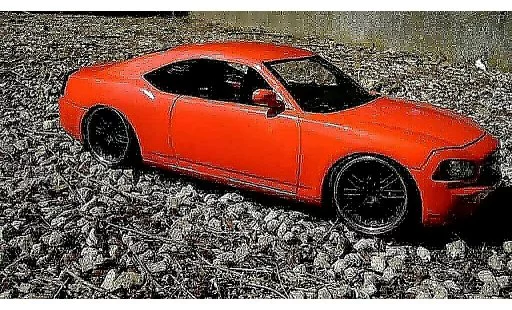 Dodge Charger Daytona 1/18 Welly coupe west coast customs sema 2005 coche miniatura