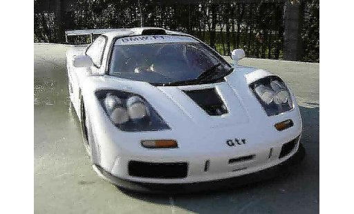 McLaren F1 GTR GTR 1/18 Ut Models blanco coche miniatura