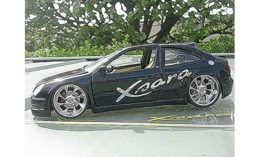 Citroen Xsara tuning 1/18 Solido negro coche miniatura