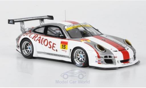 Coche miniatura Porsche 991 GT3 R 1/43 Ebbro 911 GT3 R No.15 Sucralose Super GT 300 2011 Porsche 991 GT3 R 1/43 Ebbro 911 GT3 R No.15 Sucralose Super GT 300 2011 coche miniatura