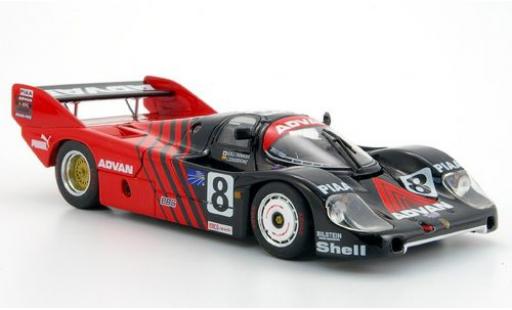 Coche miniatura Porsche 956 1/43 Ebbro No.8 Advan Advan WEC Japan 1983 Porsche 956 1/43 Ebbro No.8 Advan Advan WEC Japan 1983 coche miniatura