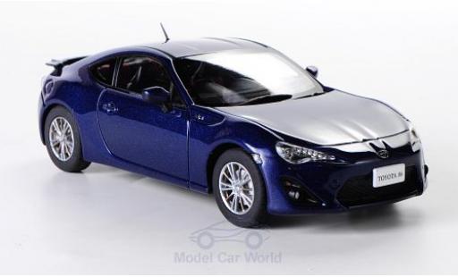 Coche miniatura Toyota 86 1/43 Ebbro metalico azul RHD Toyota 86 1/43 Ebbro metalico azul RHD coche miniatura