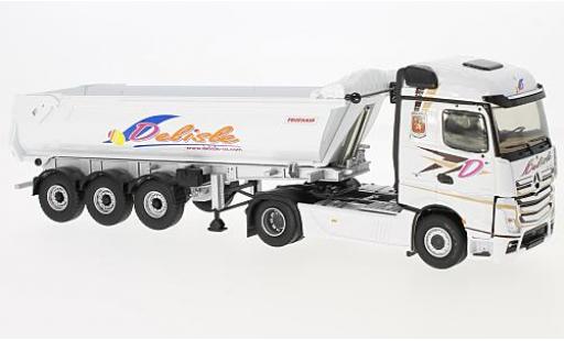 Coche miniatura Mercedes Actros 1/43 Eligor 2 Benne Transports Delisle sans Vitrine Mercedes Actros 1/43 Eligor 2 Benne Transports Delisle sans Vitrine coche miniatura