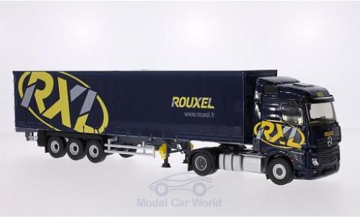 Coche miniatura Mercedes Actros 1/43 Eligor 2 Rouxel Gardinenplanensattelzug Mercedes Actros 1/43 Eligor 2 Rouxel Gardinenplanensattelzug coche miniatura