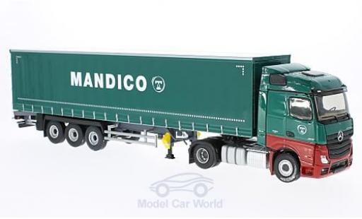 Coche miniatura Mercedes Actros 1/43 Eligor 2 Tautliner verde Transports Mandico ohne Vitrine Mercedes Actros 1/43 Eligor 2 Tautliner verde Transports Mandico ohne Vitrine coche miniatura