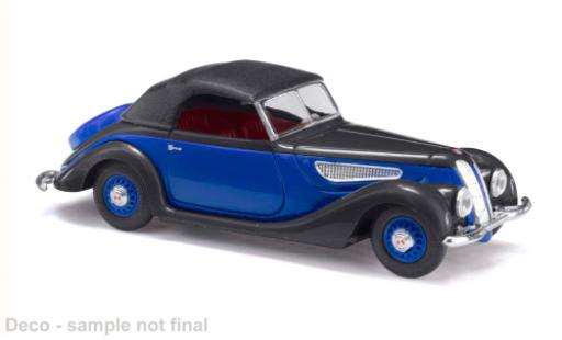 EMW 327 1/87 Busch Cabriolet blau/schwarz 1952 1:87 coche miniatura