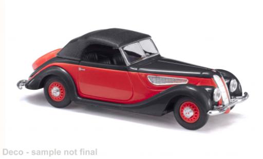 EMW 327 1/87 Busch Cabriolet rojo/schwarz 1952 1:87