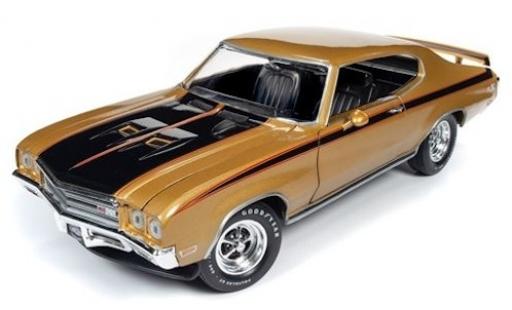 Buick GS 1/18 Ertl X gold/negro 1971 coche miniatura