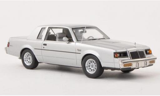 Buick Regal 1/43 Ertl T-Type gris 1986 coche miniatura