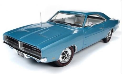 Coche miniatura Dodge Charger 1/18 Ertl R/T metalico azul/blanco 1969 Dodge Charger 1/18 Ertl R/T metalico azul/blanco 1969 coche miniatura