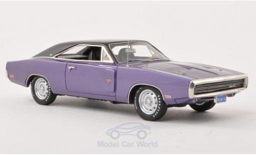 Dodge Charger 1970 1/43 Ertl R/T purpura/matt-negro 1970 coche miniatura