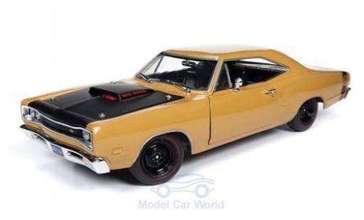 Coche miniatura Dodge Coronet 1/18 Ertl Super Bee beige/negro 1969 Dodge Coronet 1/18 Ertl Super Bee beige/negro 1969 coche miniatura