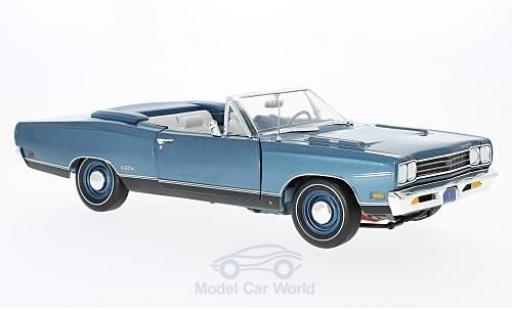 Coche miniatura Plymouth GTX 1/18 Ertl Convertible metalico azul 50th Anniversary 1969 ohne Vitrine Plymouth GTX 1/18 Ertl Convertible metalico azul 50th Anniversary 1969 ohne Vitrine coche miniatura