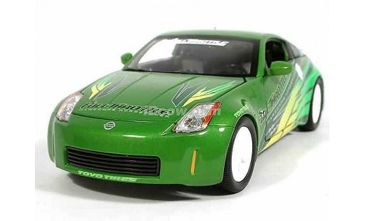 Nissan 350Z Base 1/18 Ertl 2003 THE FAST AND THE FURIOUS coche miniatura
