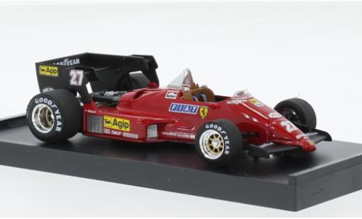 Ferrari 126 1/43 Brumm C4 turbo Formel 1 GP Belgien 1984 #27 M.Alboreto 1:43 coche miniatura