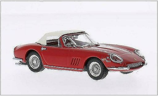 Ferrari 275 GTB 1/43 Best Spyder N.A.R.T. rojo/beige 1967 coche miniatura