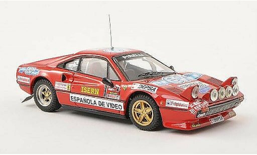 Ferrari 308 GTB 1/43 Best No.1 Rally di Spagna 1984 /Osona coche miniatura