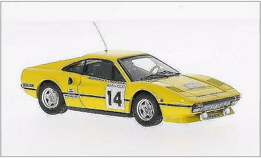 Ferrari 308 GTB 1/43 Best No.14 Tour de France 1985 /S.Newman coche miniatura