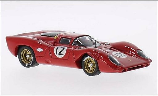 Ferrari 312 P 1/43 Best Coupe RHD No.12 N.A.R.T. Bridgehampton 1969 coche miniatura