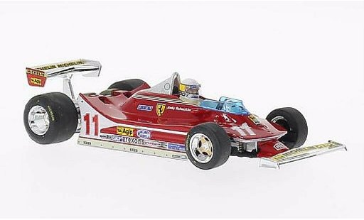 Ferrari 312 T4 1/43 Brumm No.11 con Fahrerfigur GP Italien 1979 coche miniatura