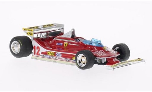 Ferrari 312 T4 1/43 Brumm No.12 GP Monaco 1979 coche miniatura
