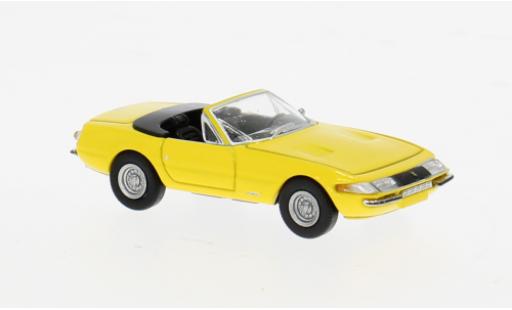 Coche miniatura Ferrari 365 GTS/4 Daytona Spider gelb 1971 1/87 Brekina