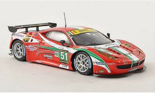 Ferrari 458 Italia GT2 1/43 Fujimi No.51 AF Corse 24h Le Mans 2013 /M.Malucelli coche miniatura